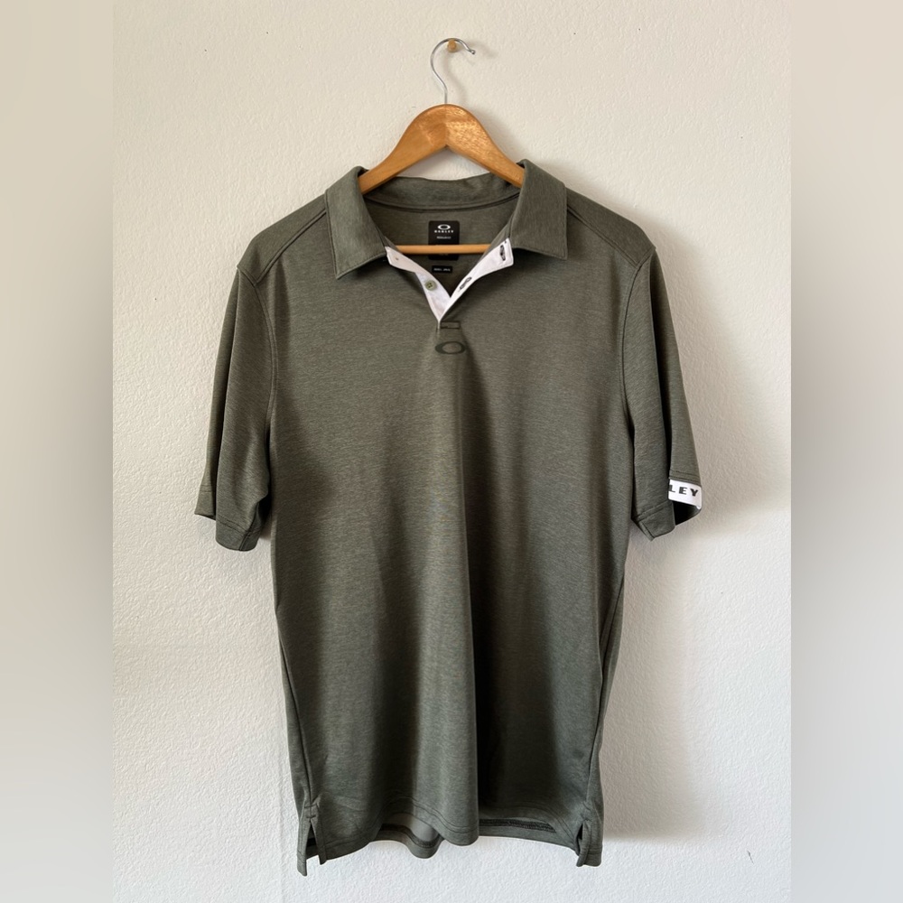 Men’s “Oakley” XL Green Polo Shirt